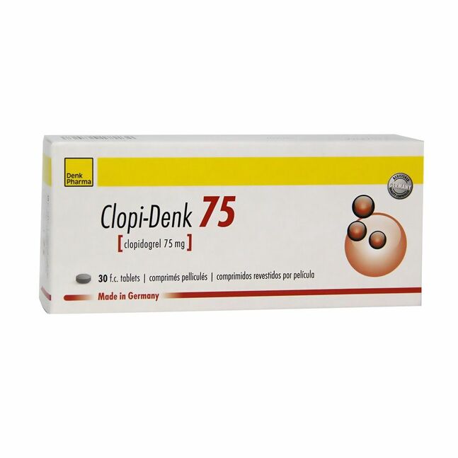 Клопи-Денк 75мг №30 Бүрхүүлтэй шахмал 