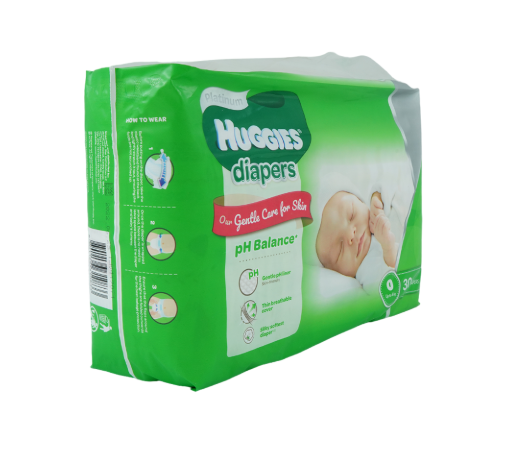 Хүүхдийн живх Huggies Platinum 0-4кг №30