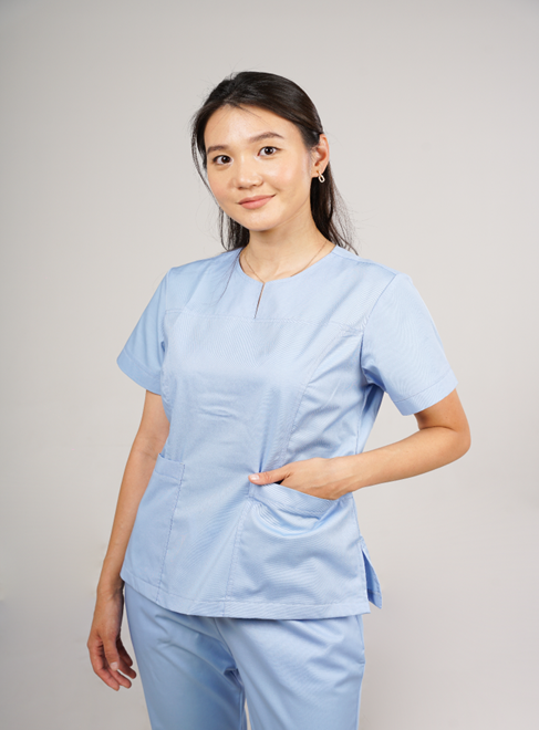 Мэс заслын хослол цагаан цэнхэр №1 Эмэгтэй