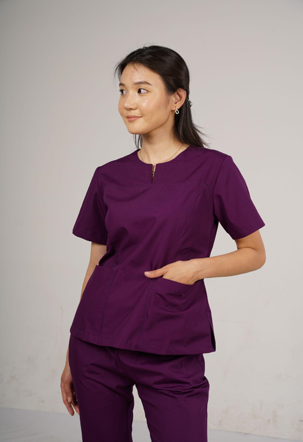 Мэс заслын хослол, эмэгтэй-Гүн нил ягаан /Гурвалжин энгэртэй/