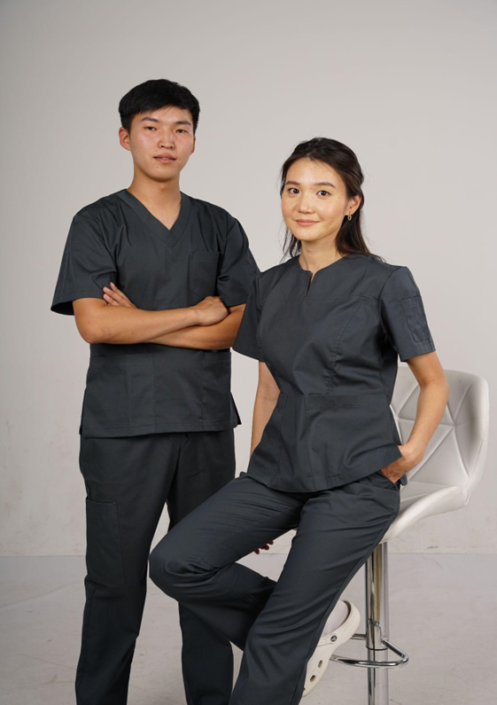 Мэс заслын хослол, эмэгтэй-Хар саарал /Бөөрөнхий энгэртэй/