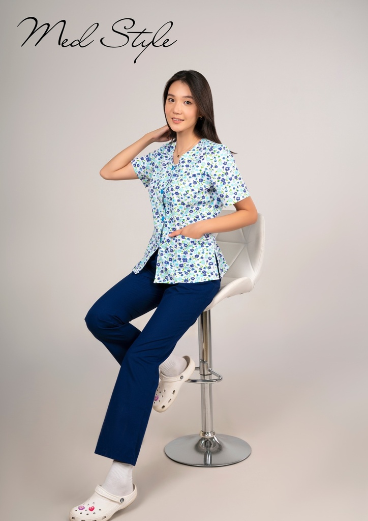 Мэс заслын хослол, эмэгтэй-Ногоон цэцэгтэй