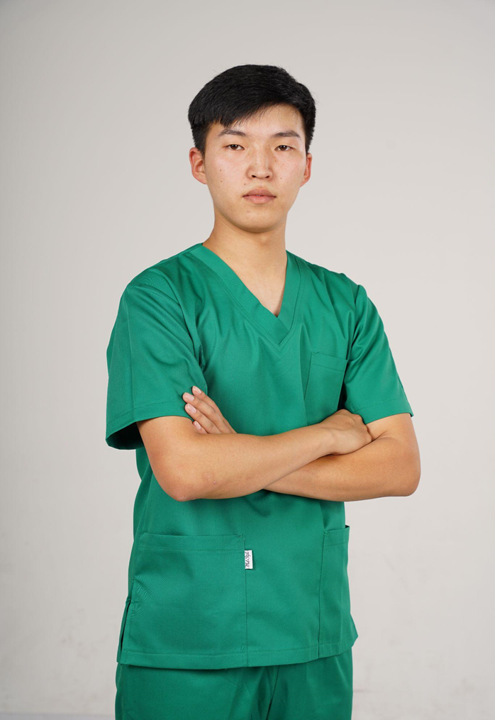 Мэс заслын хослол, эрэгтэй-Ногоон