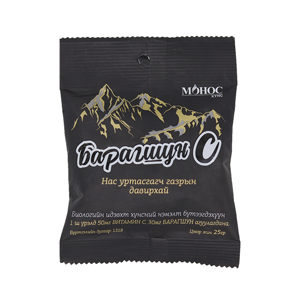 BerryVit-Барагшун+С үрэл 25 г №50