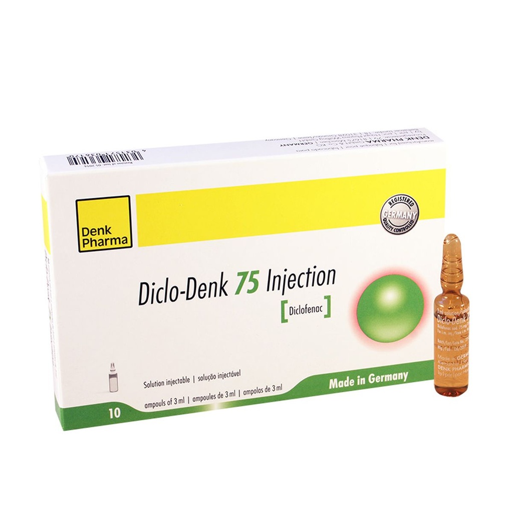 Дикло-Денк 75мг/3мл №10 Тарилгын уусмал