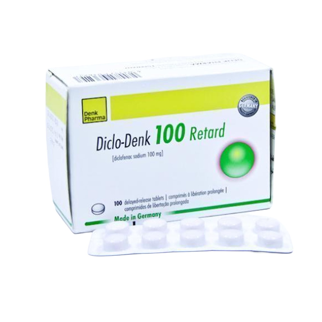 Дикло-Денк ретард 100мг №100 Уртасгасан үйлдэлтэй шахмал