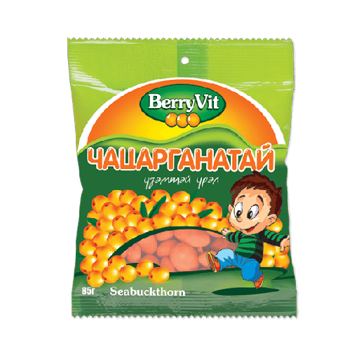 [504087] BerryVit-чацаргана үзэмтэй үрэл 60гр Үрэл - МОНОС ХҮНС ХХК