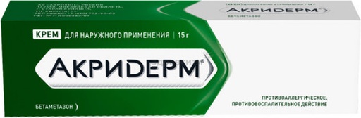 [103743] Акридерм 15гр №1 Крем