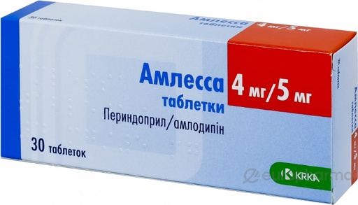 [103791] Амлесса 4мг/5мг №30 шахмал - KRKA d.d., Novo Mesto