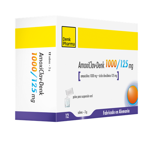 [103803] Амоксиклав-Денк 1000мг/125мг №12 Тунлагдсан нунтаг - Pencef Pharma GmbH