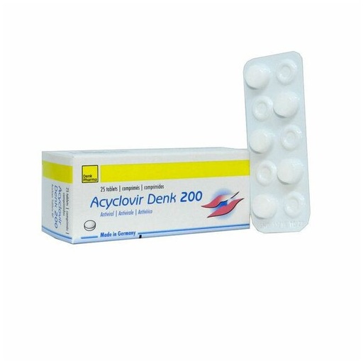 [103868] Ацикловир-Денк 200мг №25 Шахмал - Denk Pharma GmbH & Co.KG