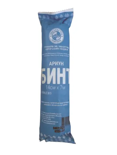 [302047] Бинт ариун 14см/7м №1