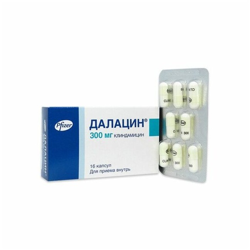 [104131] Далацин 300мг №16 Капсул - Fareva Amboise