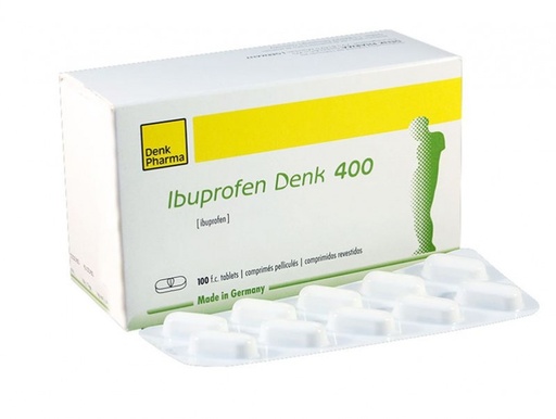 [104241] Ибупрофен-Денк 400мг №100 Бүрхүүлтэй шахмал  - Denk Pharma GmbH & Co.KG