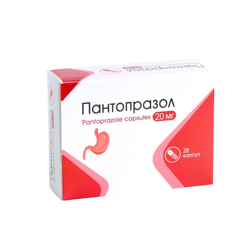 [105840] Пантопразол 20мг №28 Капсул