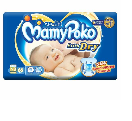 [501821] Хүүхдийн живх Mamy poko extra dry 2-5кг №66 - Unicharm Corporation Mamypoko