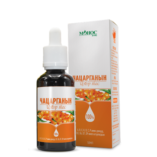 [501890] Чацарганы цэвэр тос 50мл №1Монос - МОНОС ХҮНС ХХК