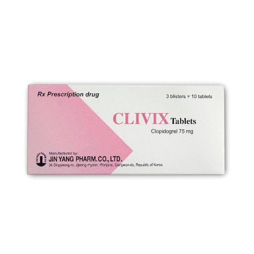 [107781] Кливикс 75мг №30 Шахмал - Jin Yang Pharm Co.,Ltd